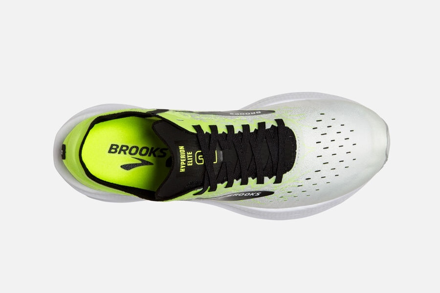 Brooks Hyperion Elite 2 Spikes Shoes - Womens - White/Black - EF8074136